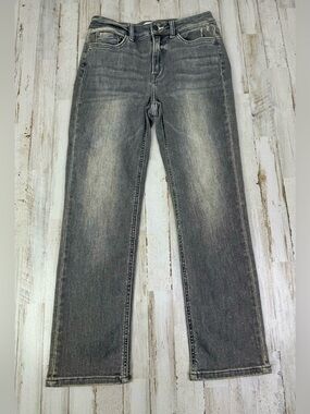Flying Monkey Jeans Womens 26x26 Gray Medium Wash High Rise Straight Leg